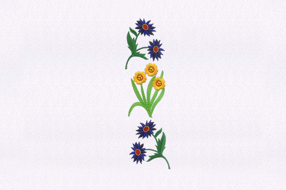 Blue Yellow Floral Review