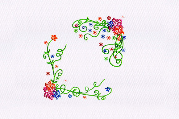 Bright Vine Embroidery Design
