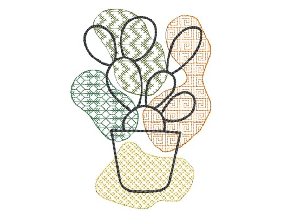 Cactus Line Art