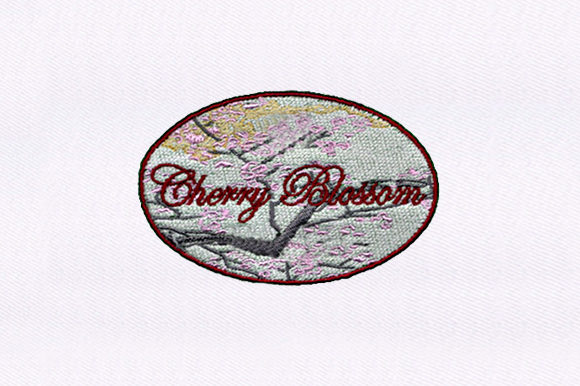 Cherry Blossoms Embroidery Design