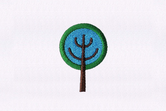 Dainty Tree Embroidery Design