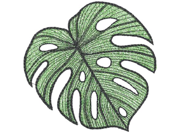 Elephant Ear Leaf: A Unique Embroidery Design