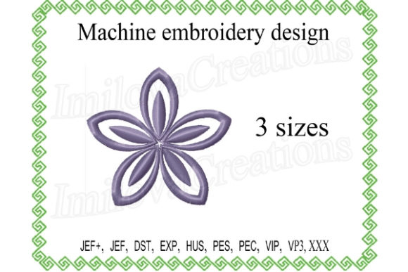 Flower Border: A Delicate Embroidery Design
