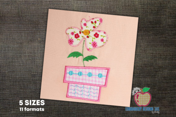 Flower in a Pot Applique Review