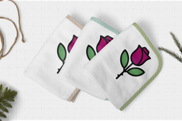 Perfect Rose Embroidery Design